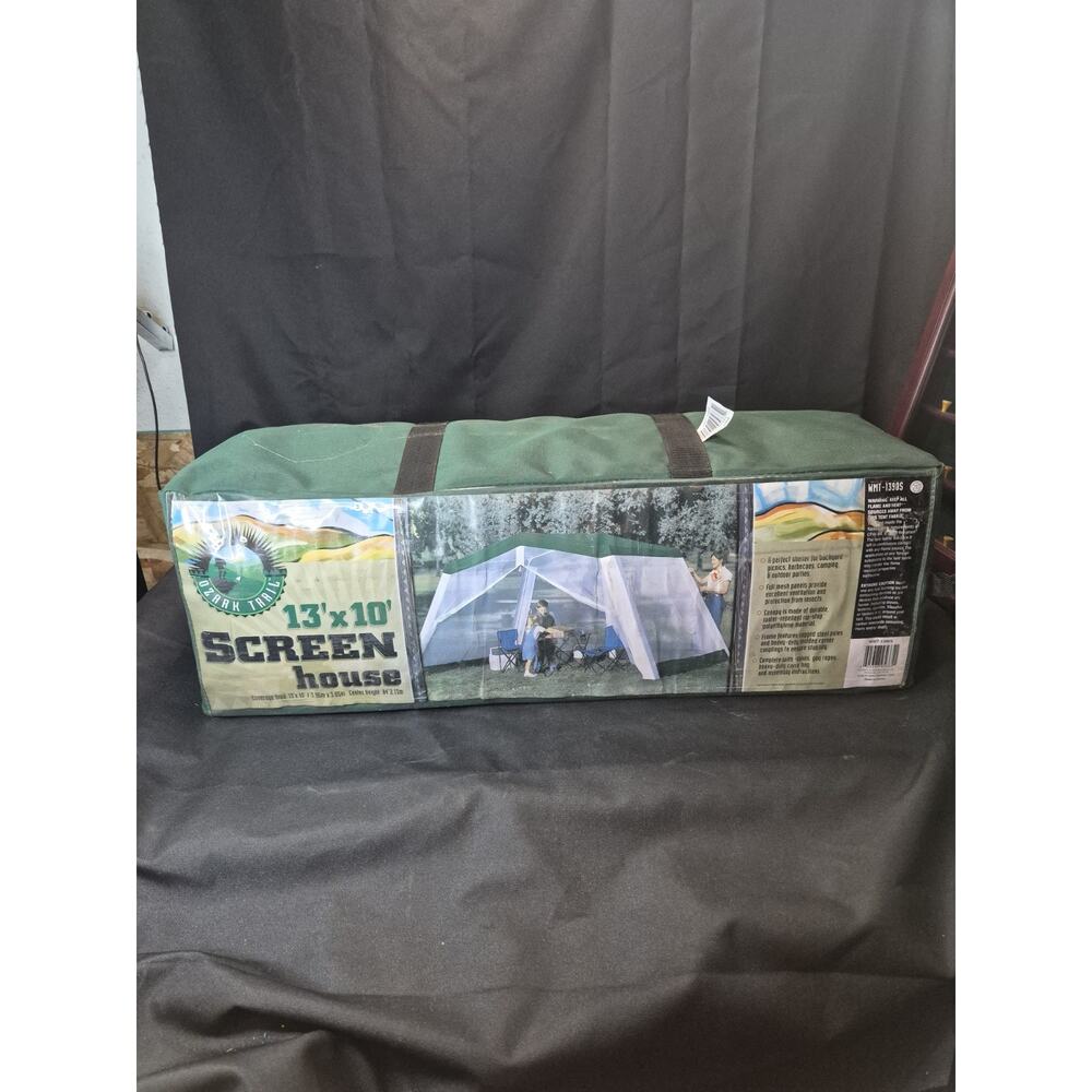 New Ozark Trail 13' x 10' Screen House with One Large Room, Green Never Used..